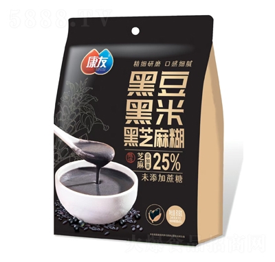 康友黑豆黑米黑芝麻糊618g