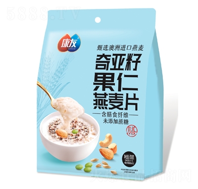 康友奇亞籽果仁燕麥片618g