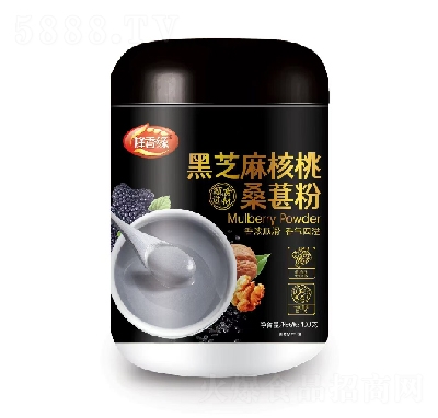 蜂香緣黑芝麻核桃桑葚粉400g