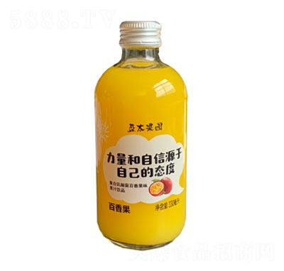 盈太果園復(fù)合乳酸菌百香果味果汁飲品330ml