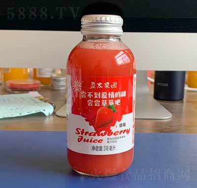 盈太果園復(fù)合乳酸菌草莓味果汁飲品318ml