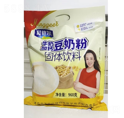 蒙格爾牛奶加鈣豆奶粉沖調(diào)品960g